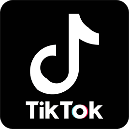 A black and white picture of the tiktok logo.